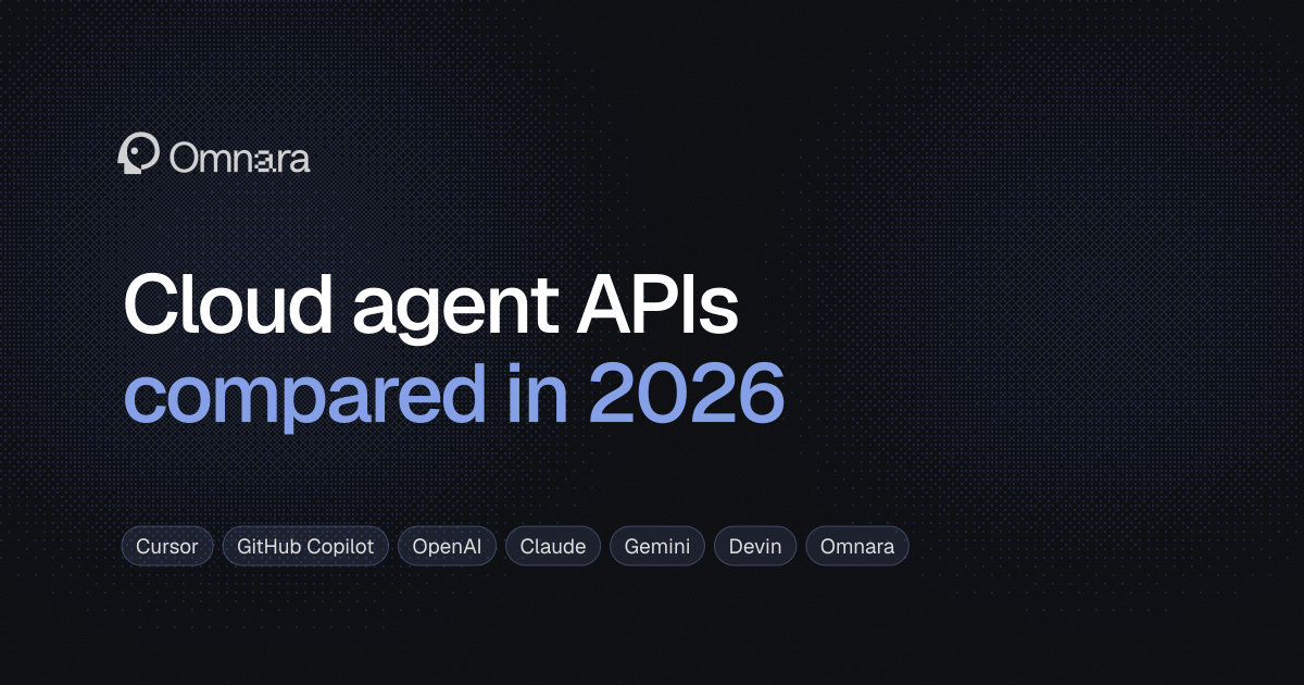Cloud Agent APIs Compared in 2026 thumbnail